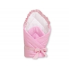 Babynestchen mit Schleife - Bär mit Schleife rosa