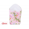 Babyhörnchen mit steife Einlage - Basic rosa Eulen