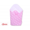 Babyhörnchen mit steife Einlage - Rosa mit Tupfen