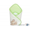 Babynestchen mit Steife Einlage - Teddy Bär Barnaba grün