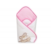 Babynestchen mit Steife Einlage - Teddy Bär Barnaba rosa
