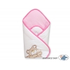 Babynestchen mit Steife Einlage - Teddy Bär Barnaba rosa