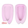 Babynestchen - Rosa-Punktemuster/rosa