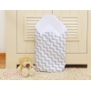 Babynestchen - Simple Chevron grau