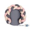 Babynestchen / Spielmatte 2 in1 - beige-altrosa-anthrazit