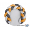 Babynestchen / Spielmatte 2 in1 - grau-honiggelb-anthrazit
