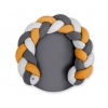 Babynestchen / Spielmatte 2 in1 - grau-honiggelb-anthrazit