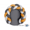 Babynestchen / Spielmatte 2 in1 - grau-honiggelb-anthrazit