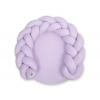 Babynestchen / Spielmatte Zopfschlange 2 in1 - lila