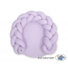 Babynestchen / Spielmatte Zopfschlange 2 in1 - lila