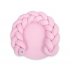 Babynestchen / Spielmatte mit Bettumrandung Geflochten 2 in1 - rosa