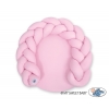 Babynestchen / Spielmatte mit Bettumrandung Geflochten 2 in1 - rosa