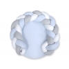 Babynestchen / Spielmatte 2 in1 - weiß-blau-grau
