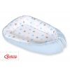 Babynestchen - Sternen grau-blau/blau