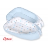 Babynestchen - Sternen grau-blau/blau