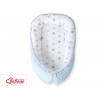 Babynestchen - Sternen grau-blau/blau