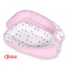 Babynestchen - Sternen grau-rosa/grau