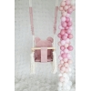 Türhängeschaukel für Baby Mädchen Rosa