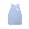 Babyschlafsack - Hängende Herzen blau