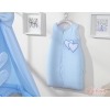 Babyschlafsack - Hängende Herzen blau
