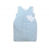 Babyschlafsack - Hängende Herzen blaue Blümchen