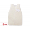 Babyschlafsack - Hängende Herzen creme