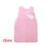 Babyschlafsack - Hängende Herzen rosa