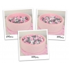 Bällebad 90 x 30 cm Minkystoff mit Bällen 300st - rosa