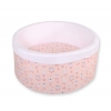 Bällebad aus Minkystoff ohne Bälle - Ballerinen rosa
