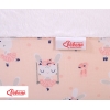 Bällebad aus Minkystoff ohne Bälle - Ballerinen rosa