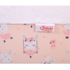 Bällebad aus Minkystoff ohne Bälle - Ballerinen rosa