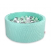 Bällebad für Babys 90 x 40 cm Minky mit Bällen 300st - minze