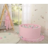 Bällebad für Babys 90 x 40 cm Minky mit Bällen 300st - rosa