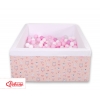 Bällebad minky mit Bällen 200st - Ballerinen rosa