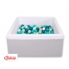 Bällebad minky mit Bällen 200st - grau