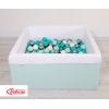 Bällebad minky mit Bällen 200st - minze