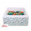 Bällebad minky mit Bällen 200st - minze Hazen