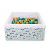 Bällebad minky mit Bällen 200st - minze Hazen