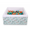 Bällebad minky mit Bällen 200st - minze Hazen