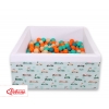 Bällebad minky mit Bällen 200st - minze Hazen