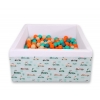 Bällebad minky mit Bällen 200st - minze Hazen
