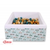 Bällebad minky mit Bällen 200st - minze Hazen