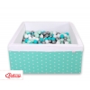 Bällebad minky mit Bällen 200st - minze Sternchen