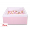 Bällebad minky mit Bällen 200st - rosa
