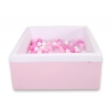 Bällebad minky mit Bällen 200st - rosa