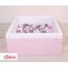 Bällebad minky mit Bällen 200st - rosa
