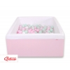 Bällebad minky mit Bällen 200st - rosa