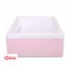 Bällebad minky ohne Bälle -rosa