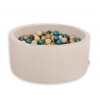 Bällebad Beige Minkstoff