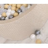 Bällebad Creme mit Bälle Gold Grün Dunkelgrün